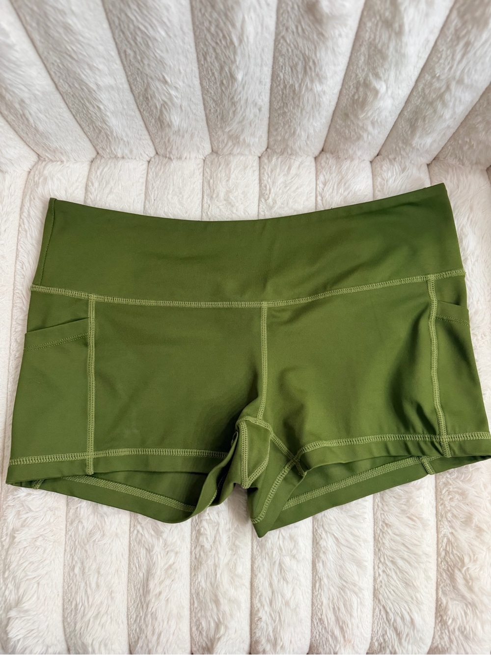 Feed Me Fight Me | FMFM Army Green Shorts - Medium